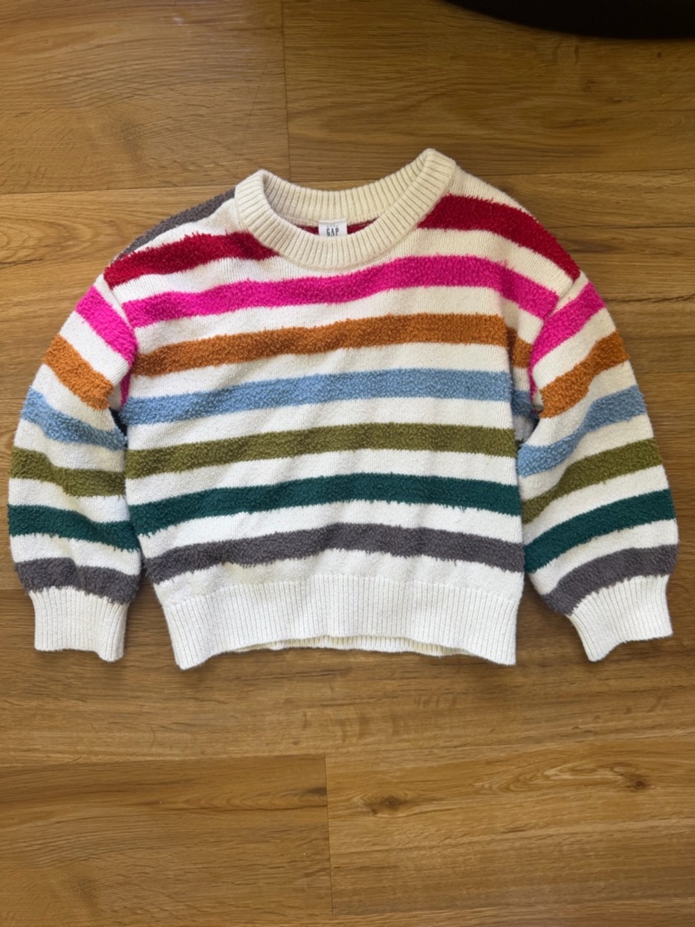 Gap Multicolor Striped Crewneck Sweater